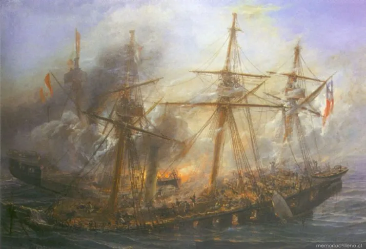 Combate Naval de Iquique, 1881 — 1881 | Chile de Ayer
