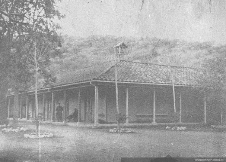 Casa patronal Hacienda Rinconada de Chena, San Bernardo, 1922 — 1922 | Chile de Ayer