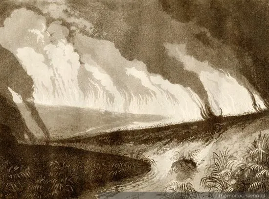 Vista de las pampas de Buenos Aires — 1811 | Chile de Ayer