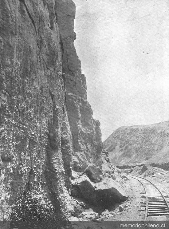Ferrocarril de Arica a La Paz: Valle de Lluta, hacia 1905 — 1905 | Chile de Ayer