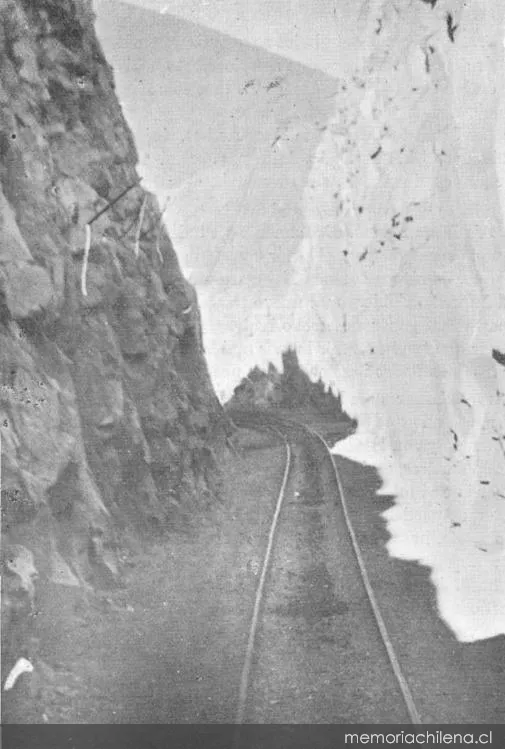 Ferrocarril de Arica a La Paz: Sección cremallera, hacia 1905 — 1905 | Chile de Ayer