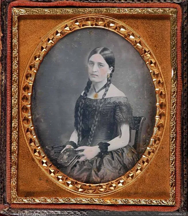 Retrato femenino, hacia 1850 — 1850 | Chile de Ayer