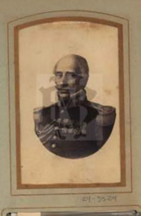 Retrato de militar, 1860 — 1860 | Chile de Ayer