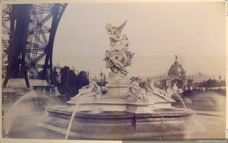 Fuente Monumental, 1889 — 1889 | Chile de Ayer