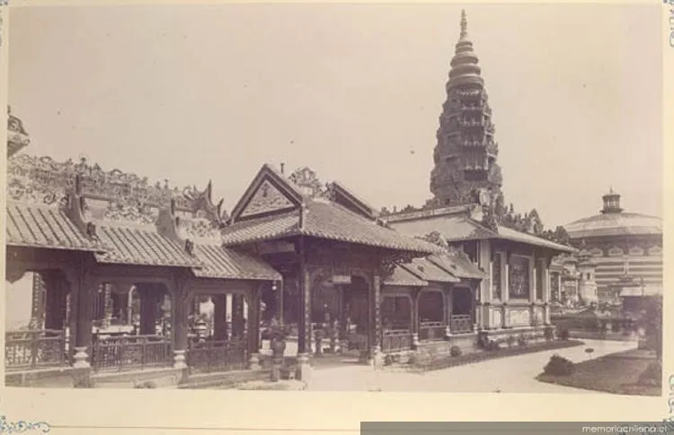 Palacio de Cochinchina, Saigón, 1889 — 1889 | Chile de Ayer
