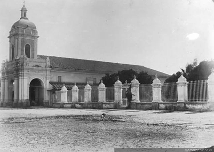 Iglesia de El Huique, 1920 — 1920 | Chile de Ayer