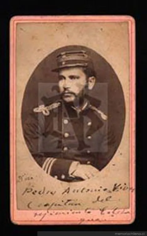 Pedro Antonio Vivar, Capitán Regimiento Colchagua, 8 de mayo de 1880 — 1880 | Chile de Ayer