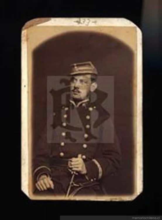 Retrato de un hombre con uniforme, 23 de junio de 1880 — 1880 | Chile de Ayer