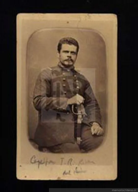 Juan Ramón Rivera, Capitán ayudante del Buin, 1 de abril de 1880 — 1880 | Chile de Ayer