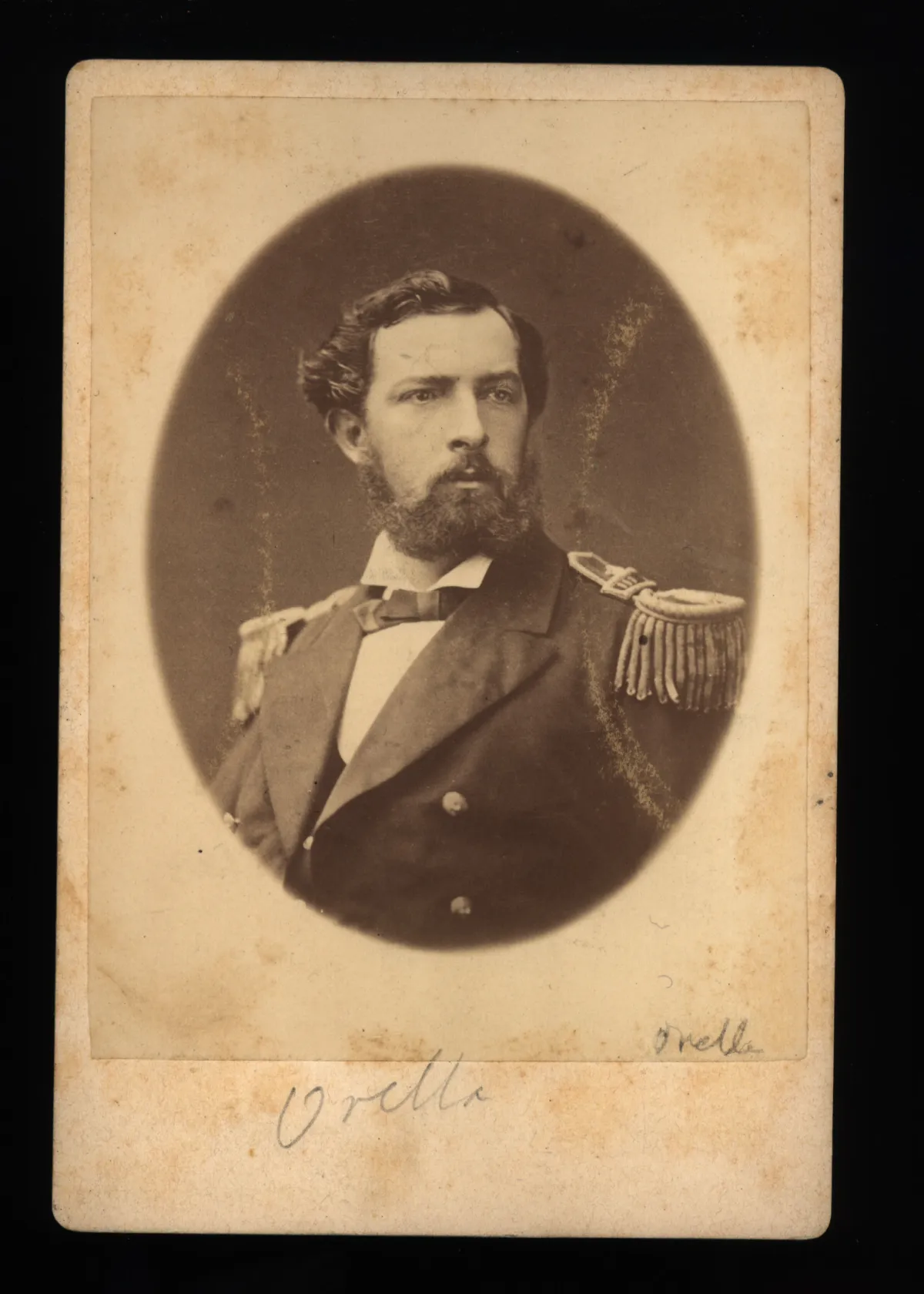 Manuel Joaquín Orella Echánez, Teniente y Segundo Comandante de la Corbeta " — 1880 | Chile de Ayer