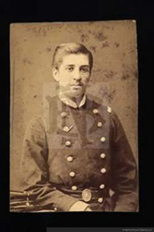 Juan Aspillaga, Subteniente de Granaderos a Caballo, hacia 1880 — 1880 | Chile de Ayer