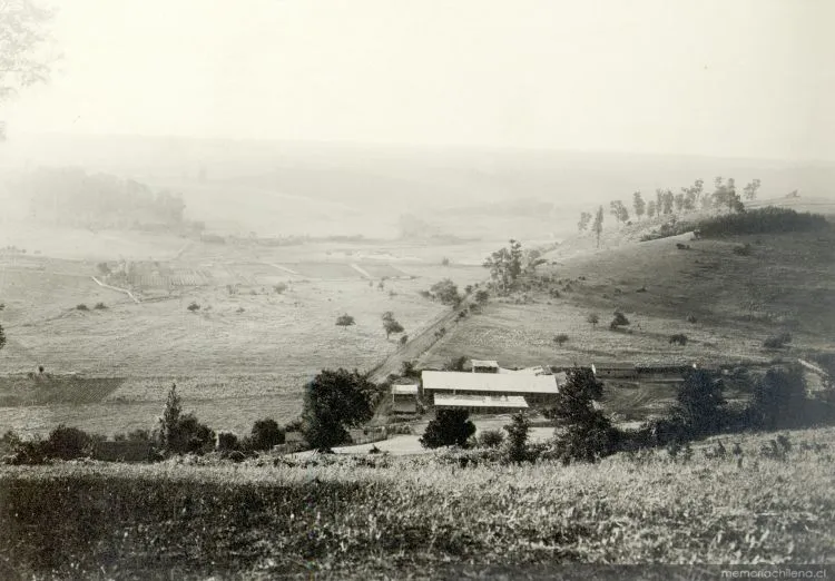 Alrededores de Temuco, hacia fines del siglo XIX — 1895 | Chile de Ayer
