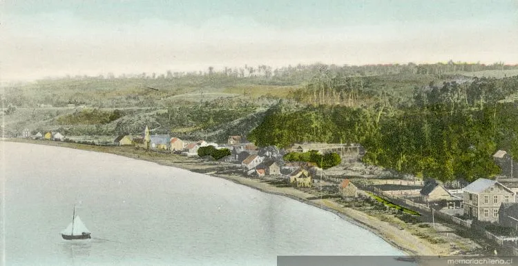 Frutillar y la laguna Llanquihue — 1890 | Chile de Ayer