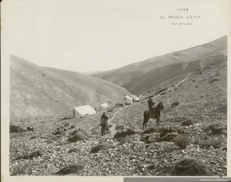 Campamento minero El Peñón, 1916 — 1916 | Chile de Ayer