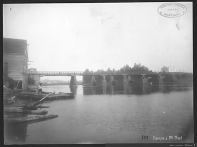 Puente ferroviario — 1910 | Chile de Ayer