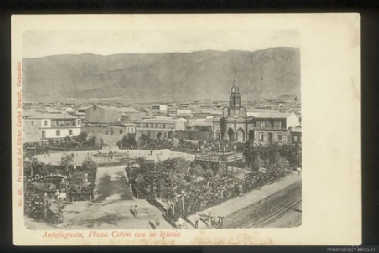 Plaza Colón — 1920 | Chile de Ayer