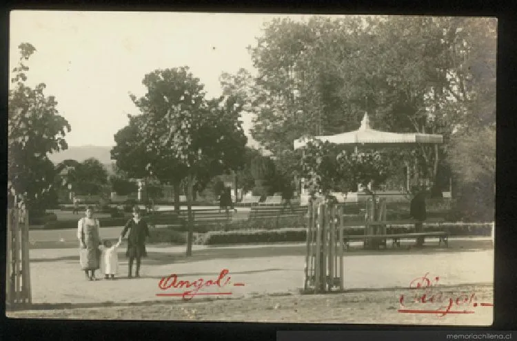 Plaza de Angol — 1940 | Chile de Ayer