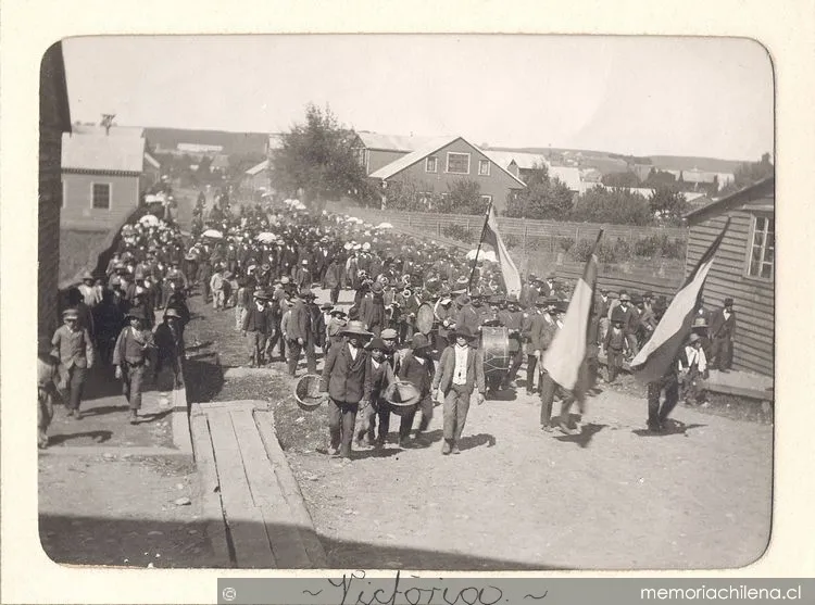 Recibimiento del Presidente Pedro Montt en Victoria, 1906 — 1906 | Chile de Ayer