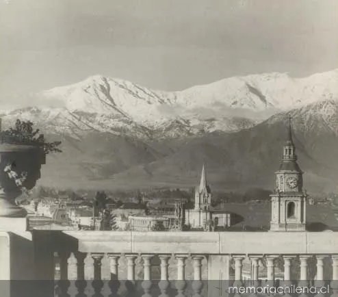 Vista general de Santiago, hacia 1930 — 1930 | Chile de Ayer