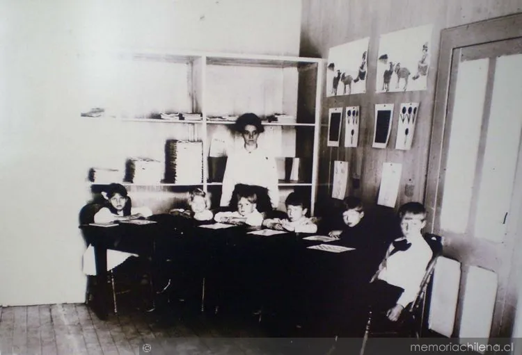 Nursery en población americana, 1920 — 1920 | Chile de Ayer