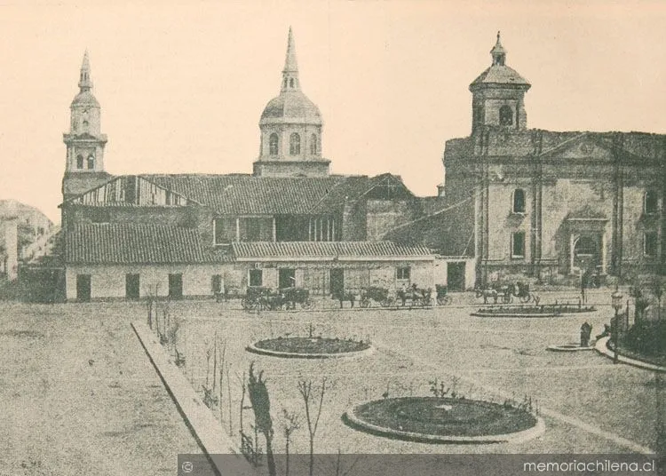 Plaza de Armas de Santiago, 1861 — 1861 | Chile de Ayer