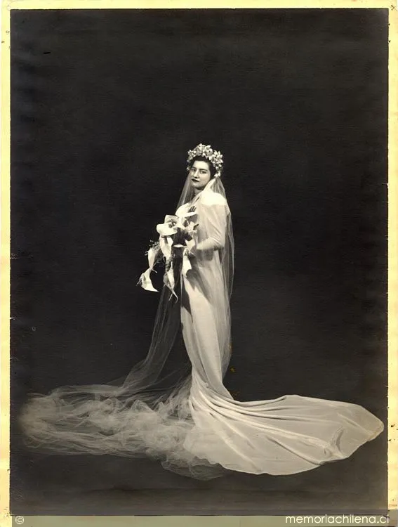 Retrato de novia, ca. 1935 — 1935 | Chile de Ayer