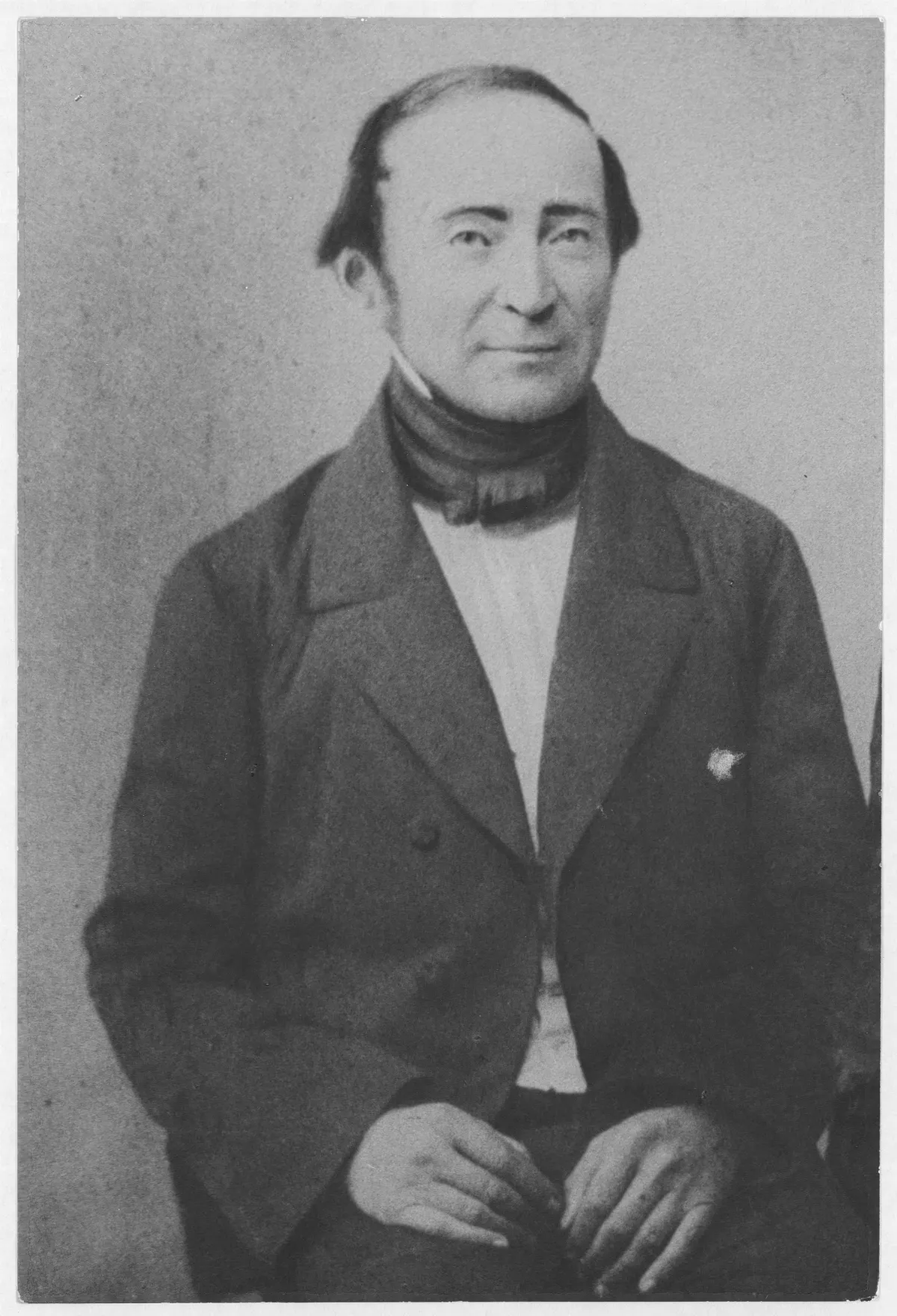 Ignacio Domeyko, retrato de medio cuerpo, hacia 1900 — 1900 | Chile de Ayer