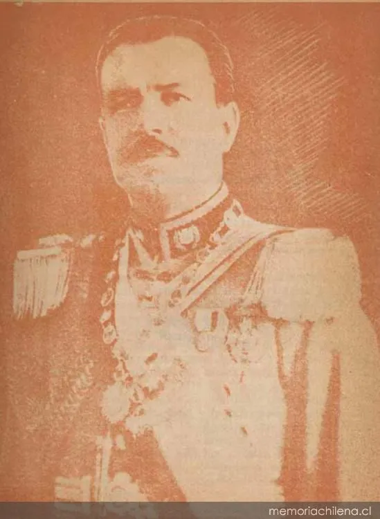 El Presidente de la República : General Ibáñez, en uniforme de parada, hacia 1927 — 1877 | Chile de Ayer