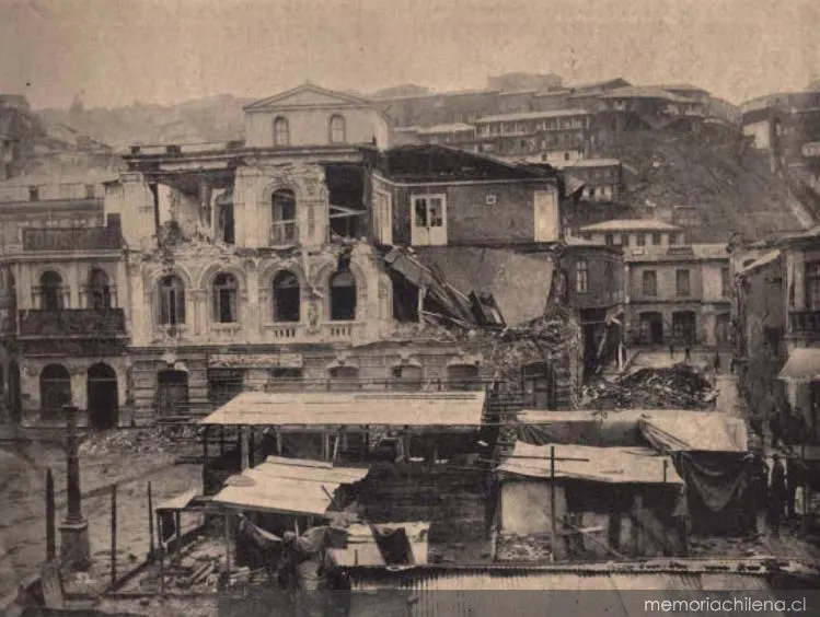 Plaza Echaurren de Valparaíso, 1906 — 1906 | Chile de Ayer