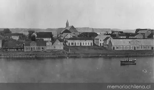 Río Valdivia — 1876 | Chile de Ayer