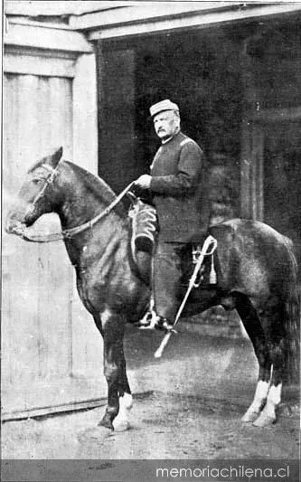 Manuel Baquedano, General en Jefe del Ejército Chileno, hacia 1880 — 1879 | Chile de Ayer