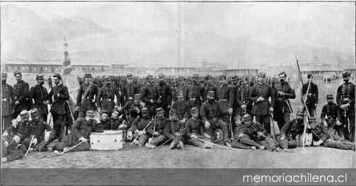 Regimiento de Infantería Buin, hacia 1880 — 1880 | Chile de Ayer
