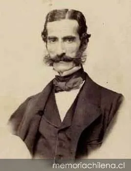 Manuel Antonio Tocornal, hacia 1860 — 1860 | Chile de Ayer
