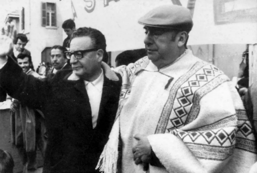 Pablo Neruda y Salvador Allende — aprox. 1972 | Chile de Ayer
