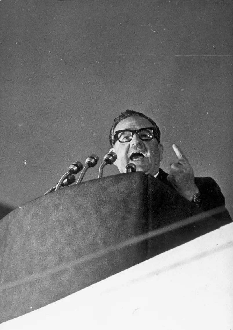 Salvador Allende el 20 de diciembre de 1971 — 1971 | Chile de Ayer