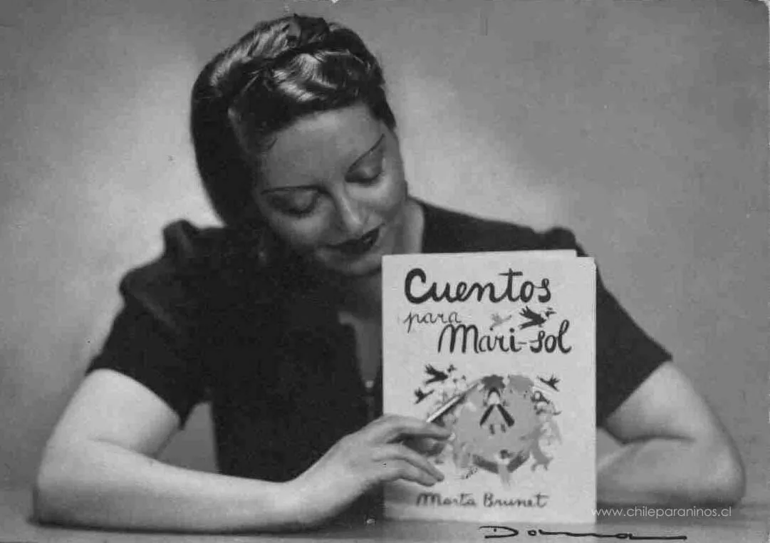Marta Brunet presenta su libro Cuentos para Marisol — 1938 | Chile de Ayer