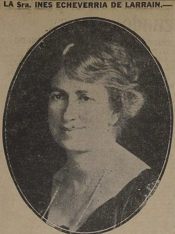 Inés Echeverría de Larraín — 1924 | Chile de Ayer