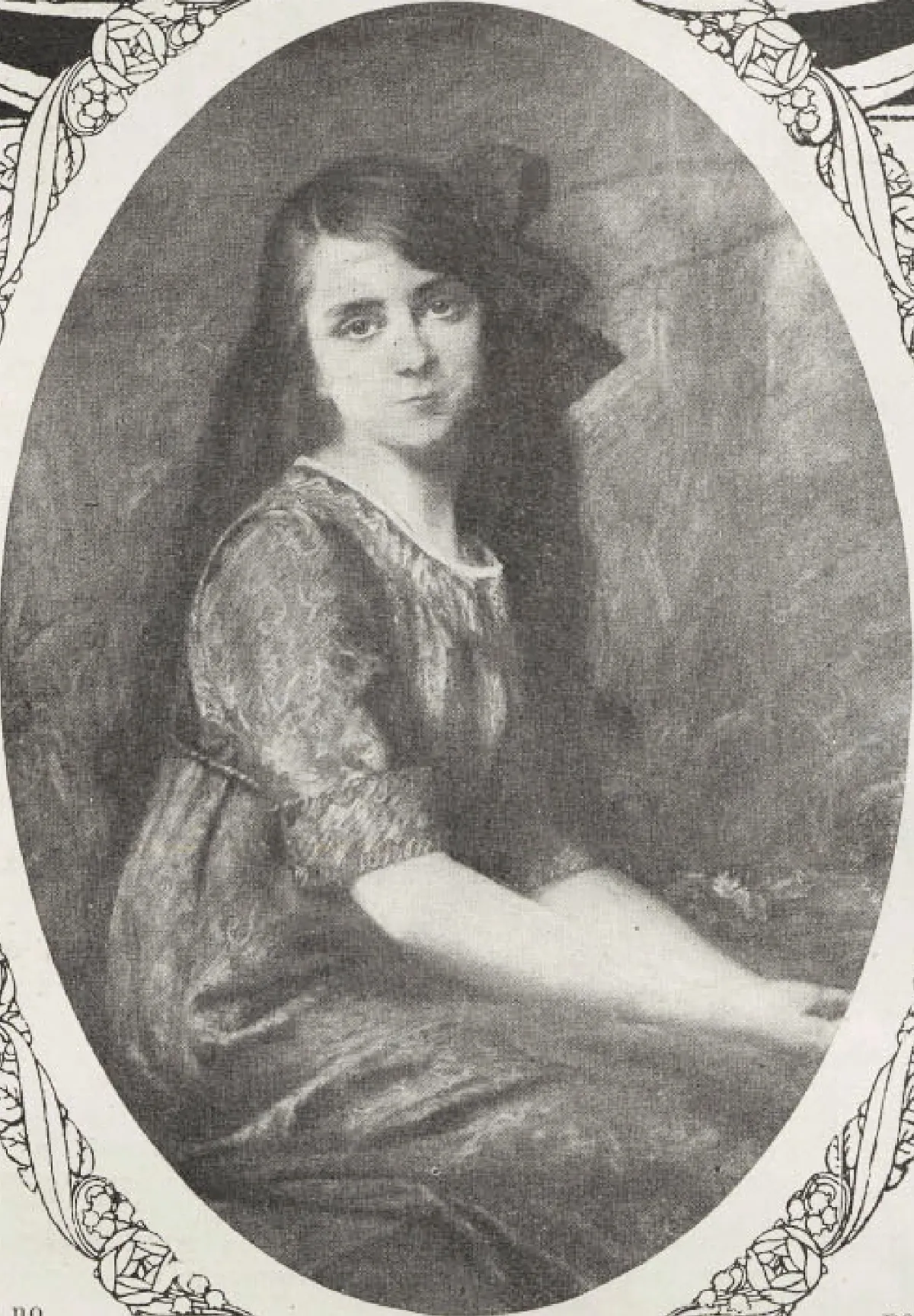 Inés Echeverría "Iris" — aprox. 1890–1910 | Chile de Ayer