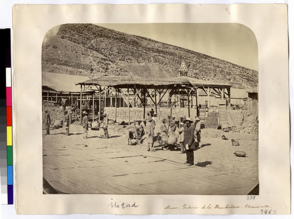 Minas. Interior de la Descubridora — 1863 | Chile de Ayer