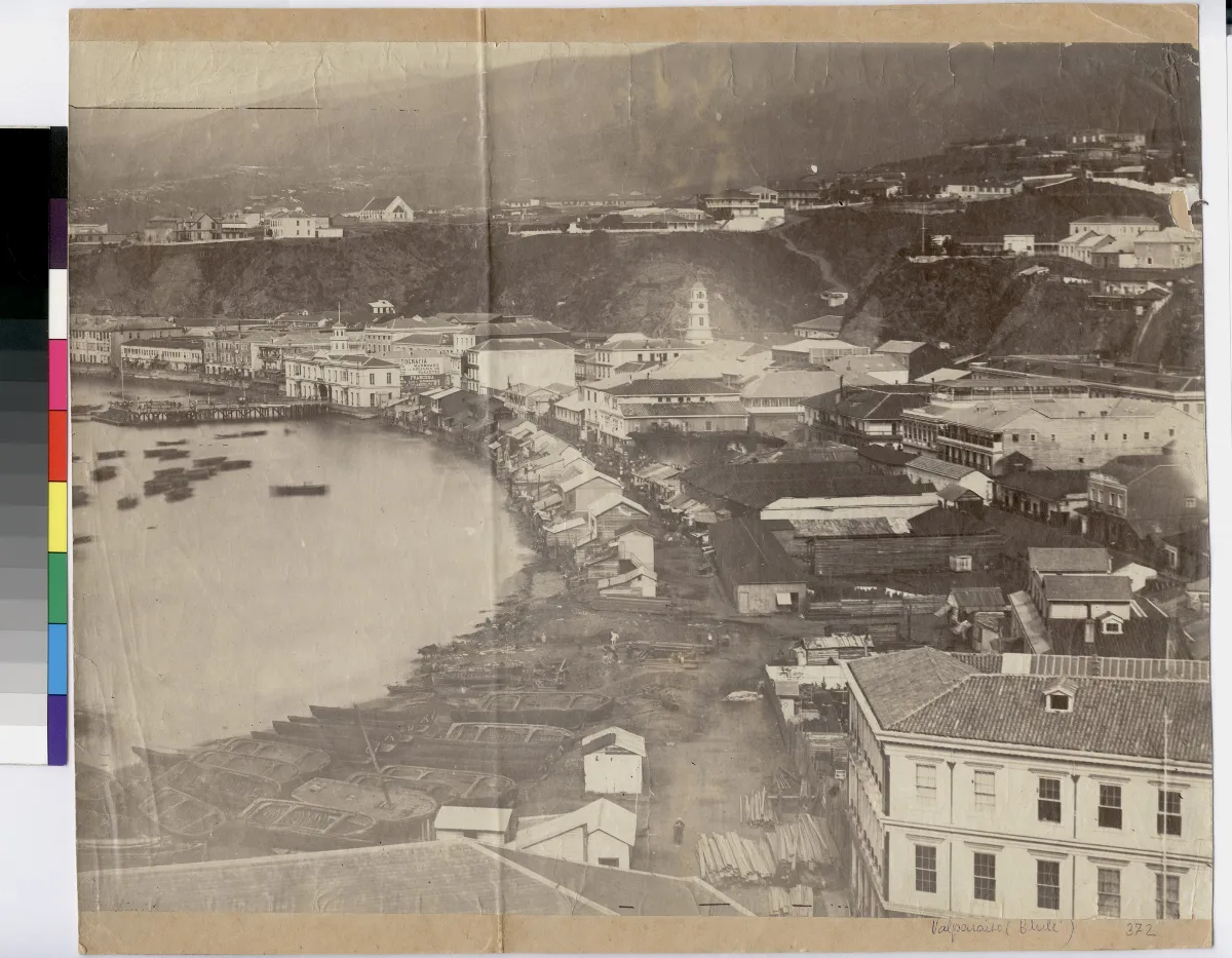 [Bahía de Valparaiso] — 1863 | Chile de Ayer