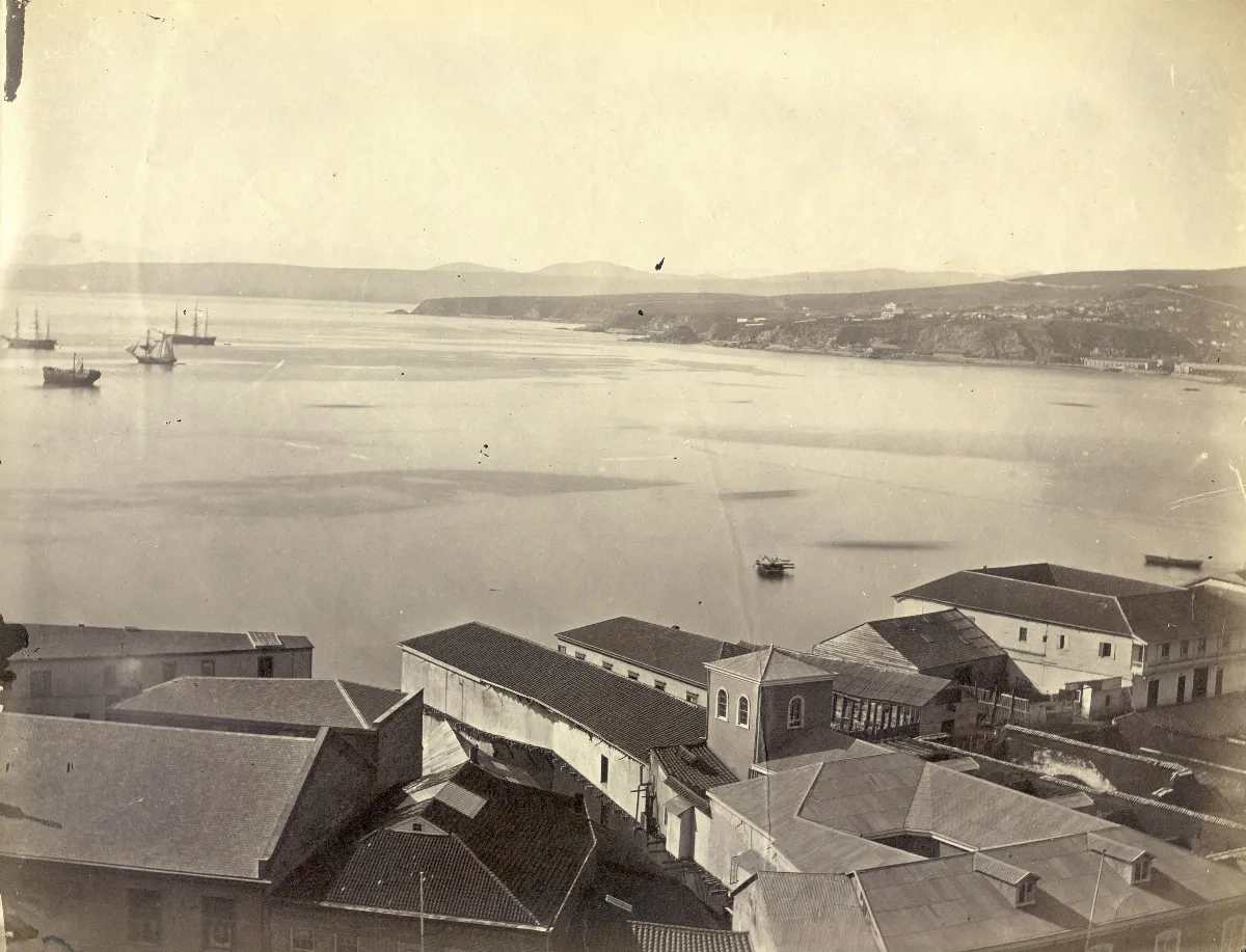 [Bahía de Valparaíso] — 1863 | Chile de Ayer