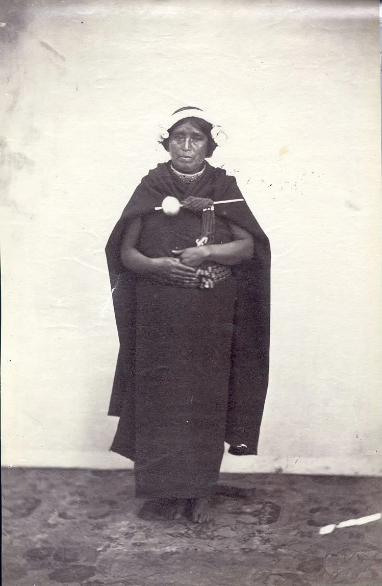 [India mapuche] — 1863 | Chile de Ayer