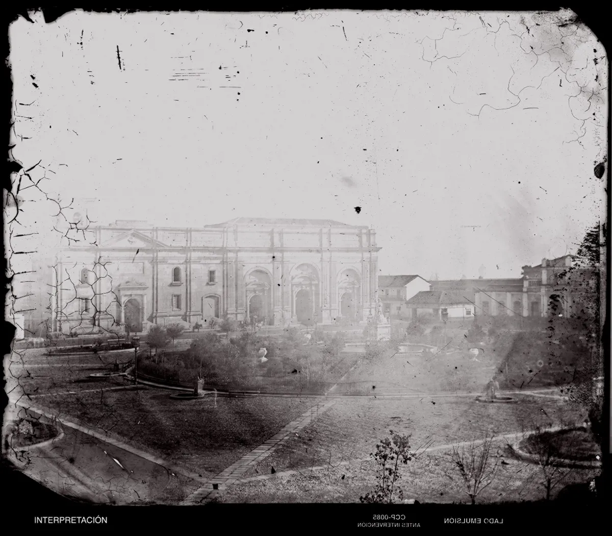 Catedral de Santiago — 1863 | Chile de Ayer