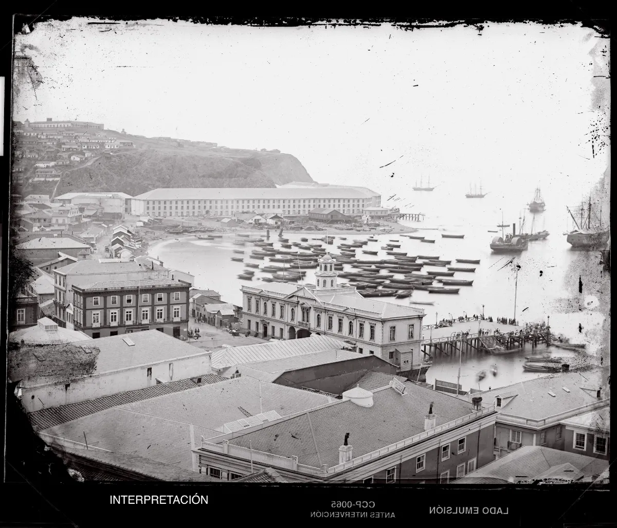 Plazuela de la Bolsa — 1863–1864 | Chile de Ayer