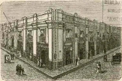 Santiago - Hotel inglés (1872) — 1872 | Chile de Ayer