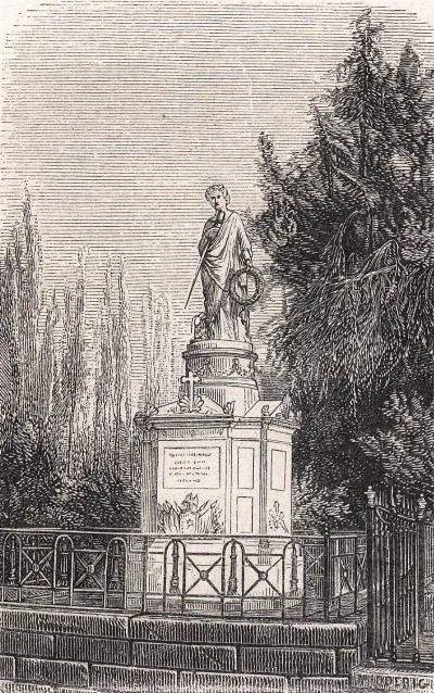 Santiago - Mausoleo del general Vidaurre (1872) — 1872 | Chile de Ayer