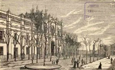 Santiago - Palacio de la Moneda (1872) — 1872 | Chile de Ayer