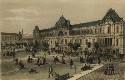 Santiago - Portal Fernández Concha (1872) — 1872 | Chile de Ayer