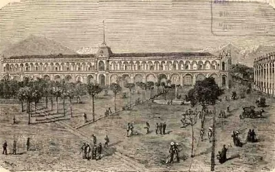 Santiago - Portal Mac-Clure (1872) — 1872 | Chile de Ayer