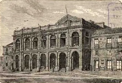 Santiago - Teatro Municipal (1872) — 1872 | Chile de Ayer